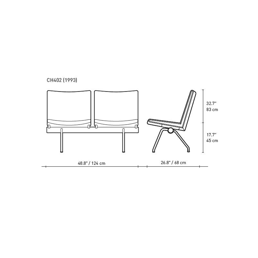 Ch402 Chair lounge chair Carl Hansen 