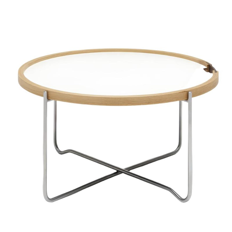 Ch417 Tray Table side/end table Carl Hansen Laminate/oak - black/white 