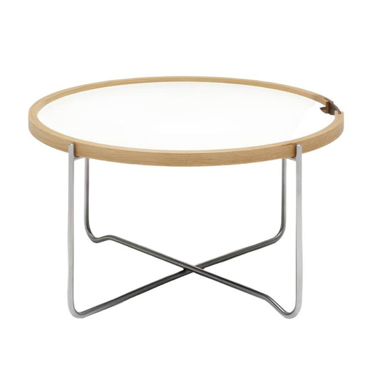 Ch417 Tray Table side/end table Carl Hansen Laminate/oak - black/white 