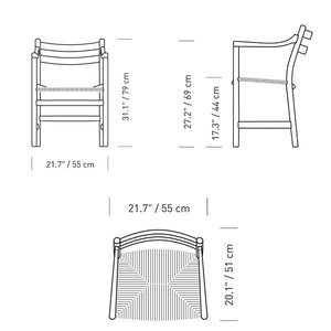 Ch46 Arm Chair Side/Dining Carl Hansen 