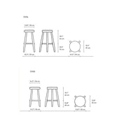 Ch56/58 Stool bar seating Carl Hansen 