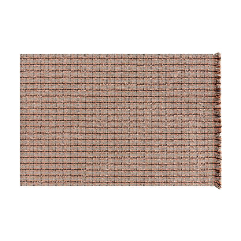 Garden Layers Outdoor Rug Terracotta Rug Gan Checks terracotta 2’11" x 6’7" 