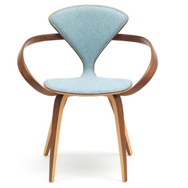 Cherner Arm Chair - Upholstered Seat & Back Side/Dining Cherner Chair 