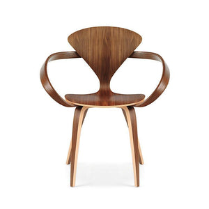 Cherner Chair Armchair Side/Dining Cherner Chair Natural Walnut Seat & Legs , Solid Walnut Arms