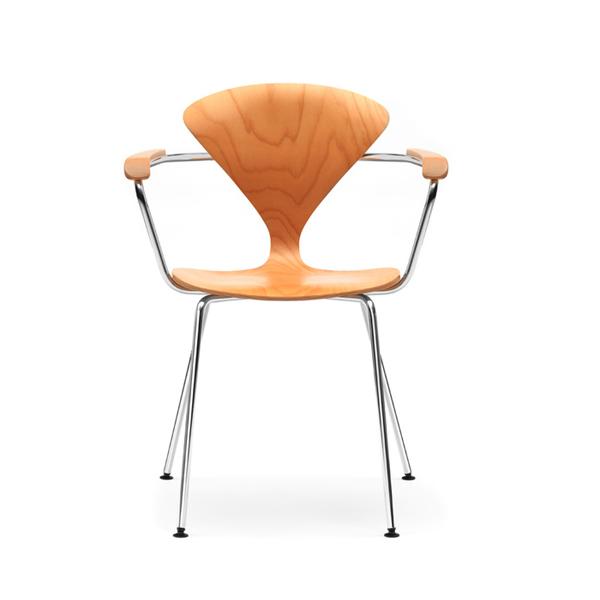 Cherner Chair Metal Base Arm Chair Side/Dining Cherner Chair 