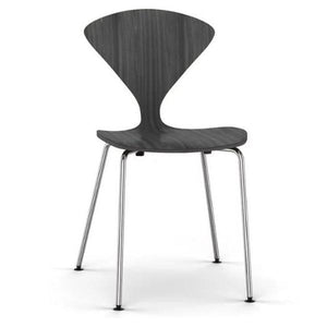 Cherner Metal Leg Side Chair Side/Dining Cherner Chair Classic Ebony (Ebonized Walnut) + $20.00 
