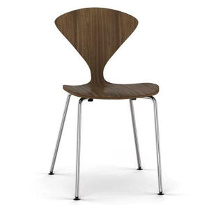 Cherner Metal Leg Side Chair Side/Dining Cherner Chair Natural Walnut + $20.00 