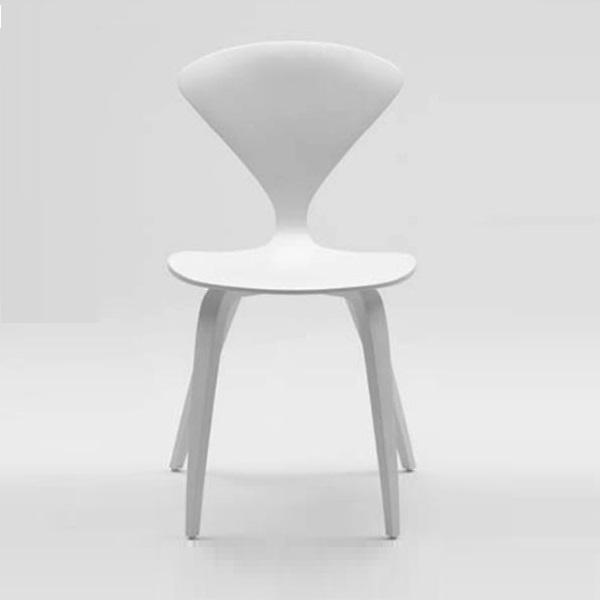 Cherner Side Chair Side/Dining Cherner Chair White Lacquer 