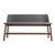 Chip Bench Benches BluDot Pewter / Walnut 