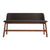 Chip Bench Benches BluDot Gunmetal / Walnut 