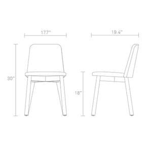 Chip Dining Chair Side/Dining BluDot 