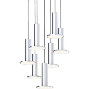 Cielo 13 Multi-Light LED Pendant hanging lamps Pablo Aluminum w/ Grey +$585.00 