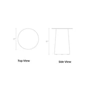 Circula Tall Side Table side/end table BluDot 