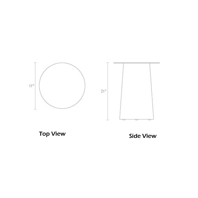 Circula Tall Side Table side/end table BluDot 