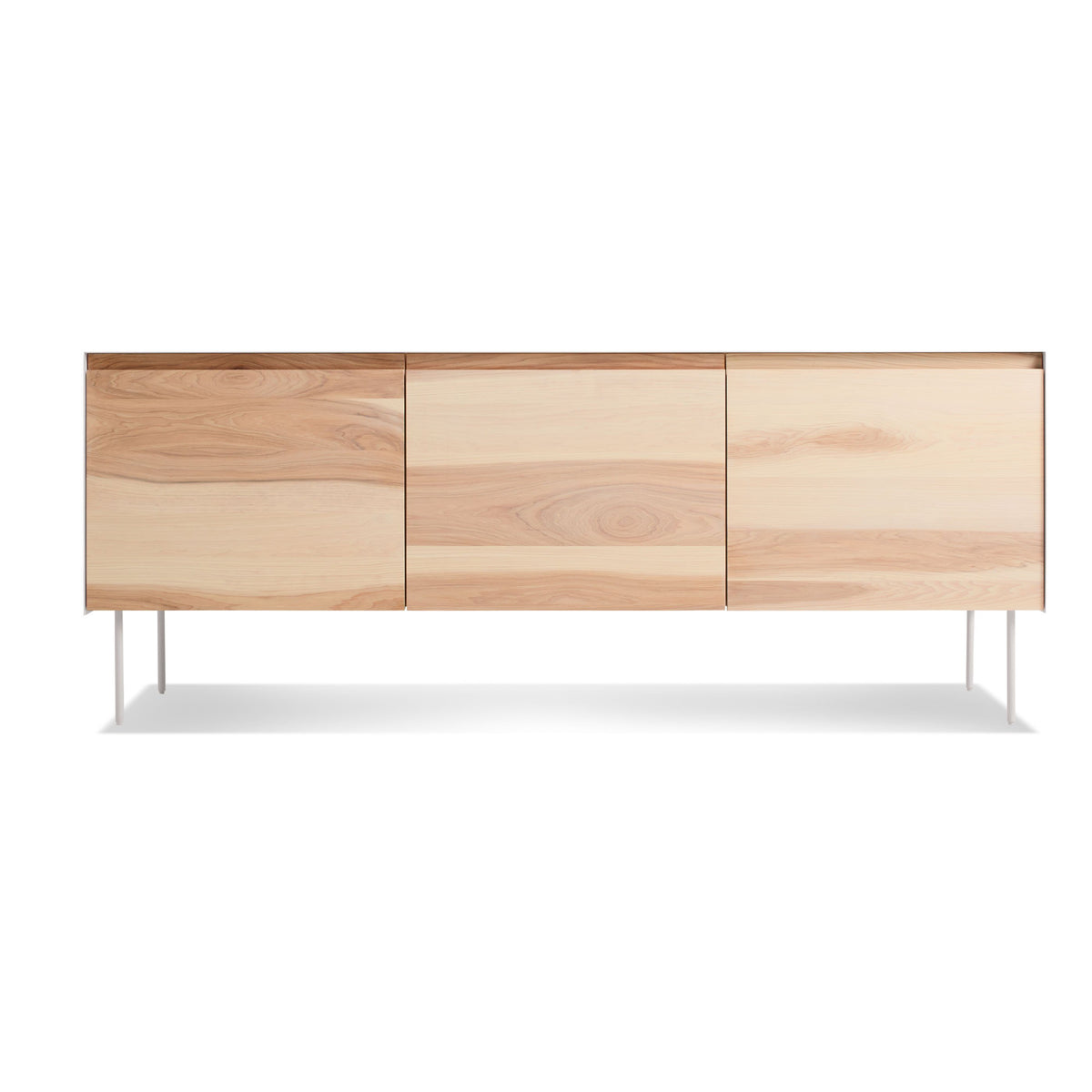 Clad 3 Door Credenza storage BluDot Hickory / White 