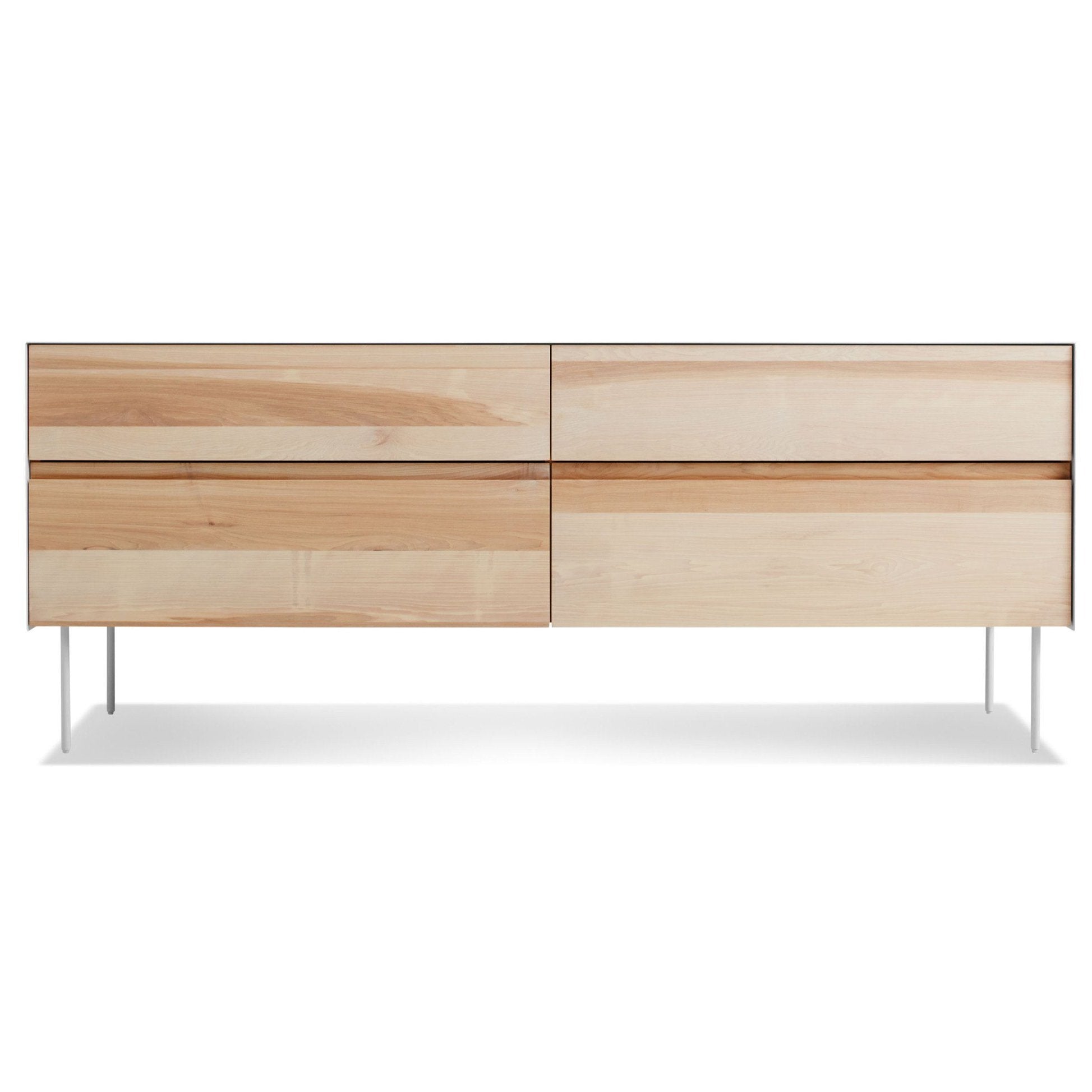 Clad 4 Drawer Dresser storage BluDot Hickory / White 