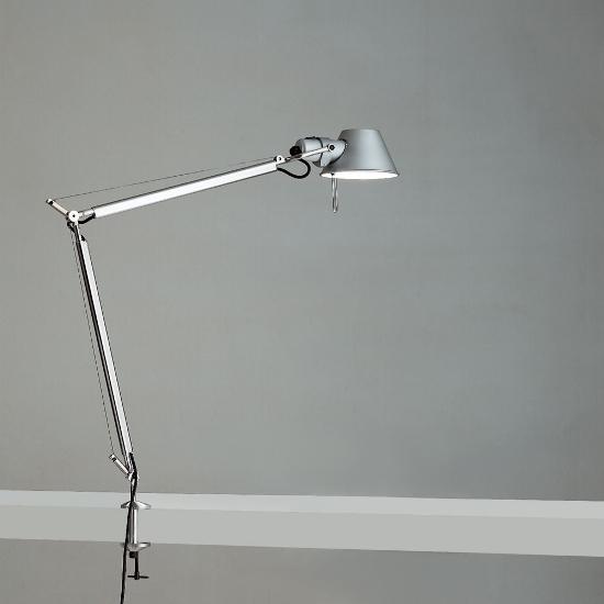 Tolomeo Classic TW Table Lamp Table Lamps Artemide Clamp Base Aluminum 