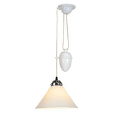 Cobb Rise and Fall Pendant Light suspension lamps Original BTC Small Natural White 