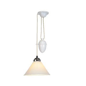 Cobb Rise and Fall Pendant Light suspension lamps Original BTC Small Natural White 