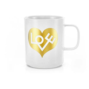 Coffee Mugs Accessories Vitra Love Heart, gold 