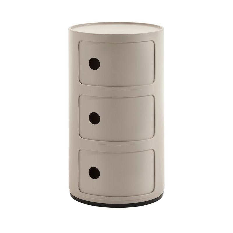 Componibili Bio storage Kartell Cream 