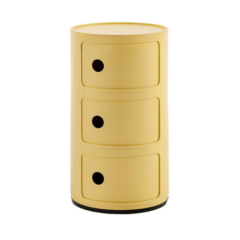 Componibili Bio storage Kartell Yellow 