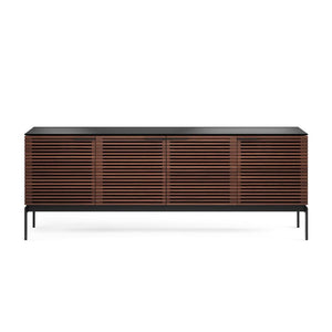 Corridor 7129 Four-Door Media Console Home Theatre BDI Chocolate Stained Walnut 