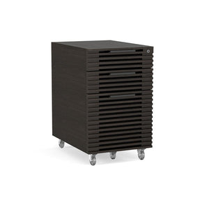 Corridor Office File Pedestal 6507 storage BDI Charcoal Stained Ash 