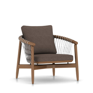 Crosshatch Chair - Fabric lounge chair herman miller Walnut Frame Finish +$500.00 Cambrai Pumice Fabric Gray Cord