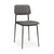 DC Dining Chair Lounge Chair Ethnicraft Dark Grey Black Metal 