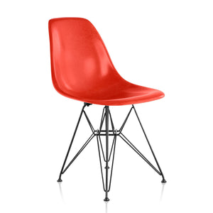 Eames Molded Fiberglass Side Chair with Wire Base Side/Dining herman miller 