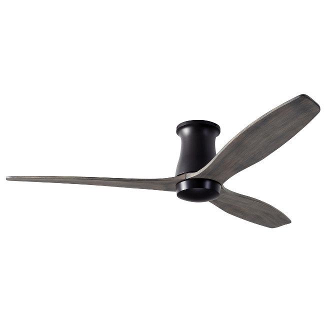 Arbor Flush DC Ceiling Fans Modern Fan Co Dark Bronze Graywash Wall Control Without Light