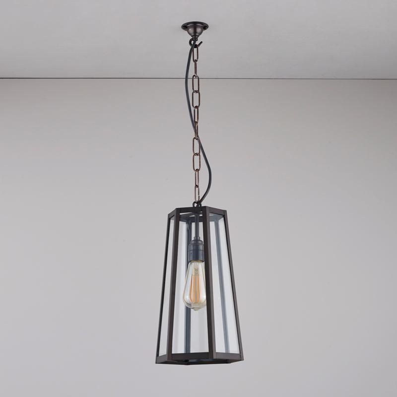 Hex Pendant Light Pendant Lights Original BTC Weathered Brass 