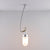 Well Glass Pendant Light suspension lamps Original BTC Galvanised Frosted Glass 