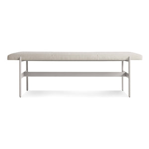 Daybench Benches BluDot Maharam Mantle in Future / Putty 