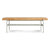 Daybench Benches BluDot Camel Leather / Putty 