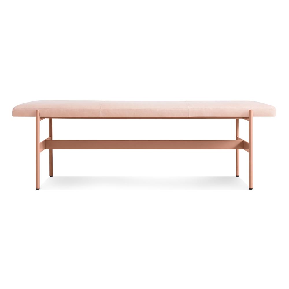 Daybench Benches BluDot Blush Leather / Blush 