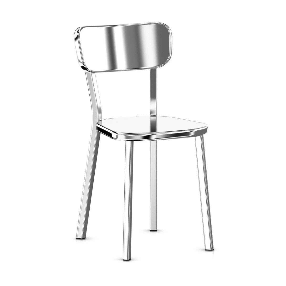 Déjà-vu Chair Side/Dining Magis Polished Aluminum Outer Back - Indoor 