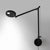 Demetra Swingarm Wall Sconce wall / ceiling lamps Artemide Matte Black LED 3000K 