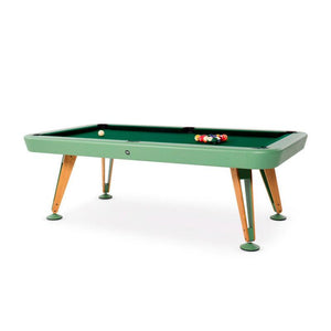 Diagonal Pool Table Miscellaneous RS Barcelona American 7 Feet Structure-Green & Cloth-Green 