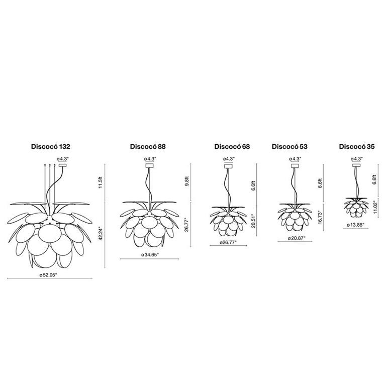 Discoco Suspension Lamp suspension lamps Marset 