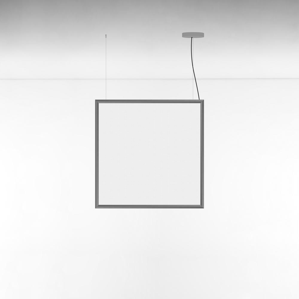 Discovery Space Suspension Lamp suspension lamps Artemide Square Aluminum 