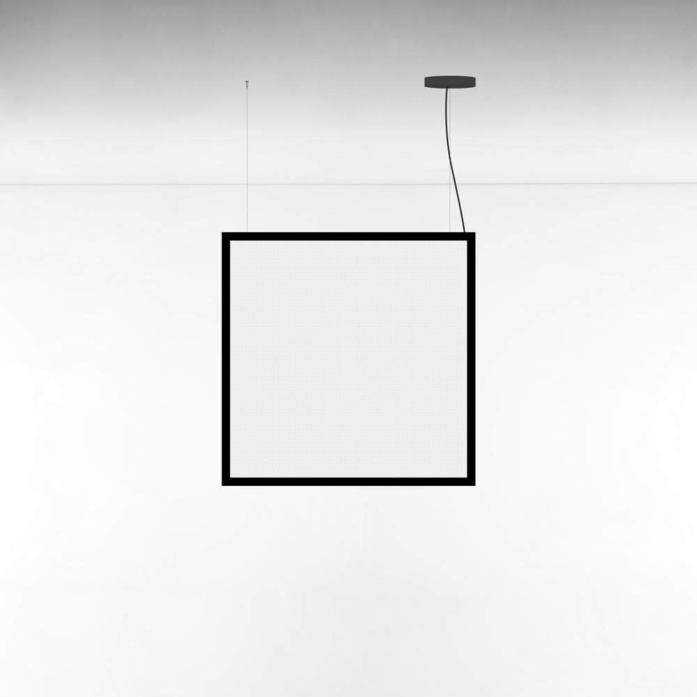 Discovery Space Suspension Lamp suspension lamps Artemide Square Black 