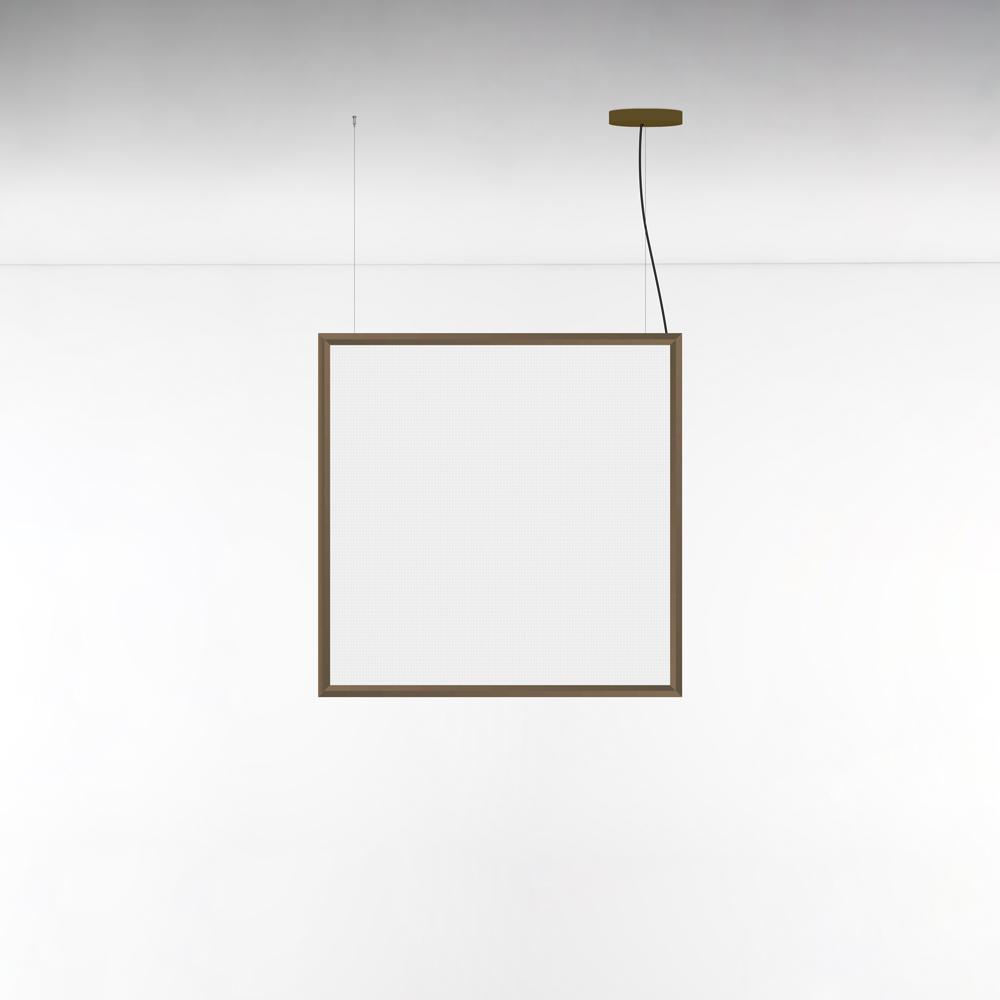 Discovery Space Suspension Lamp suspension lamps Artemide Square Bronze 