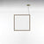 Discovery Space Suspension Lamp suspension lamps Artemide Square Bronze 