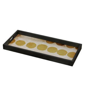 Dots Rectangular Glass Tray Tray Ethnicraft Sienna-Medium 