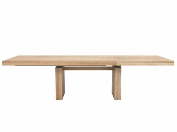 Double Expandable Dining Table Dining Tables Ethnicraft Solid Oak 