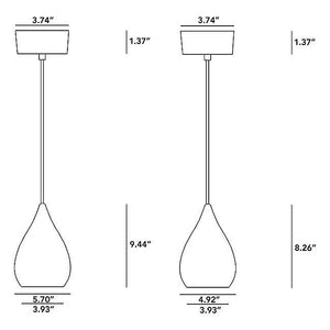 Drop One Pendant suspension lamps Original BTC 