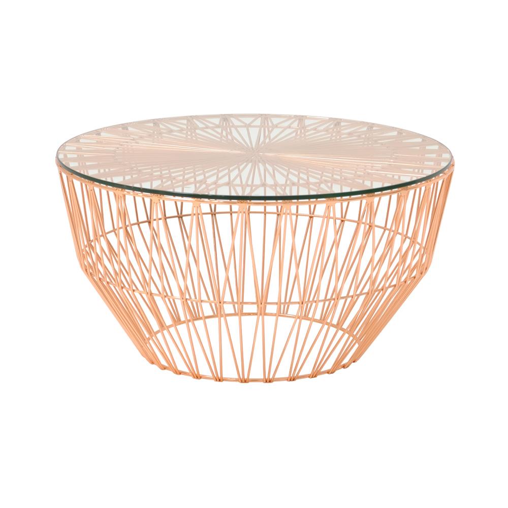 Drum Table table Bend Goods Copper +$125.00 24&quot; Glass Table Top +$70.00 