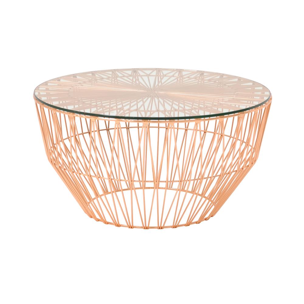 Drum Table table Bend Goods Copper +$125.00 24" Glass Table Top +$70.00 